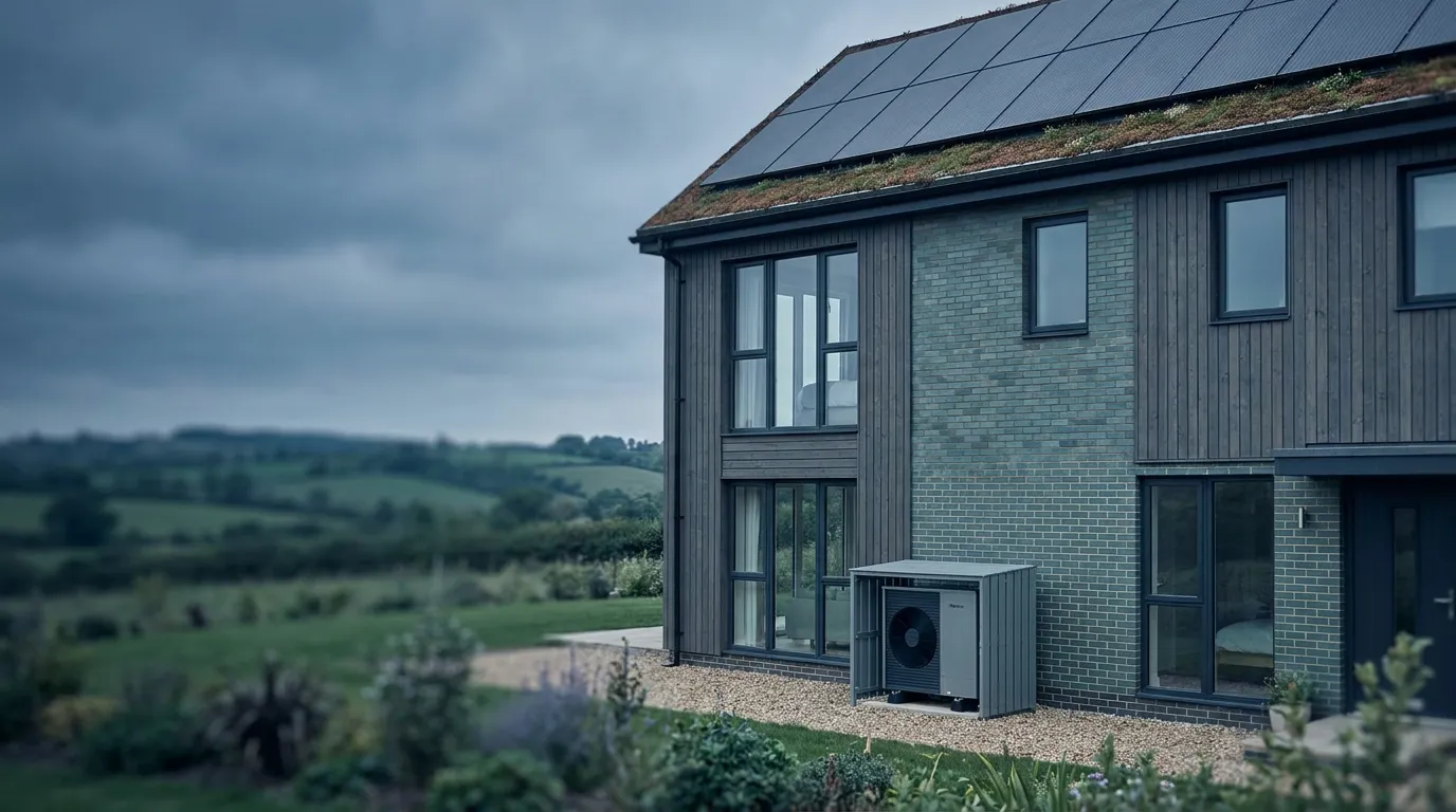 Energy assessor reviewing new-build plans for Home Energy Model compliance