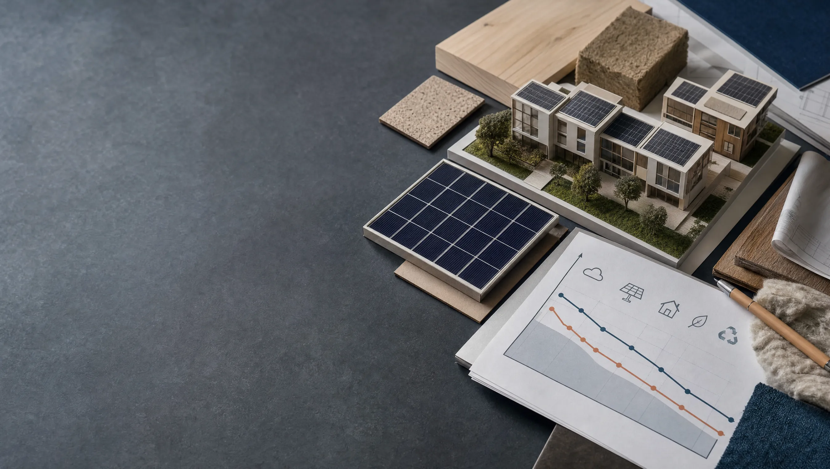Sustainable materials and renewable energy planning