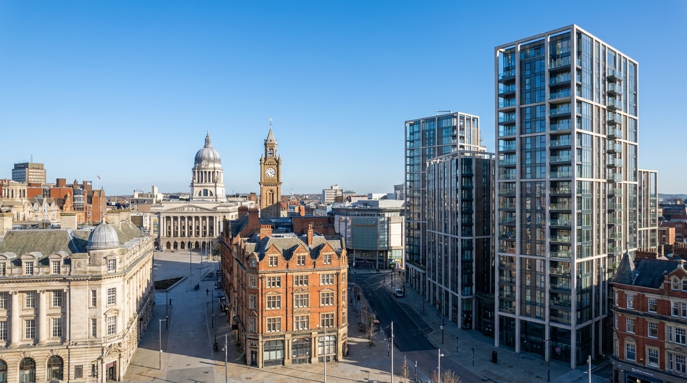 Nottingham skyline